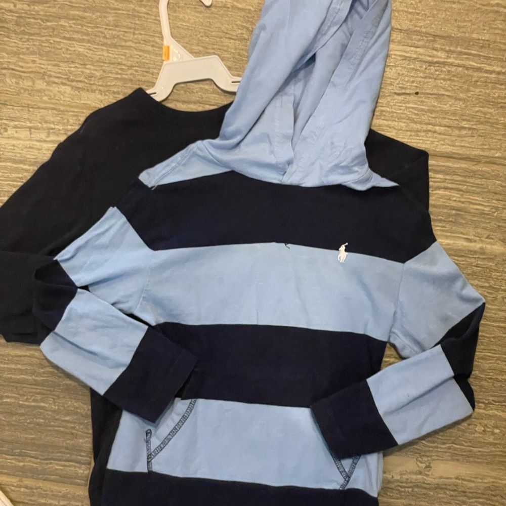 Polo/Gap-5T- Navy long-sleeve bundle-GUC